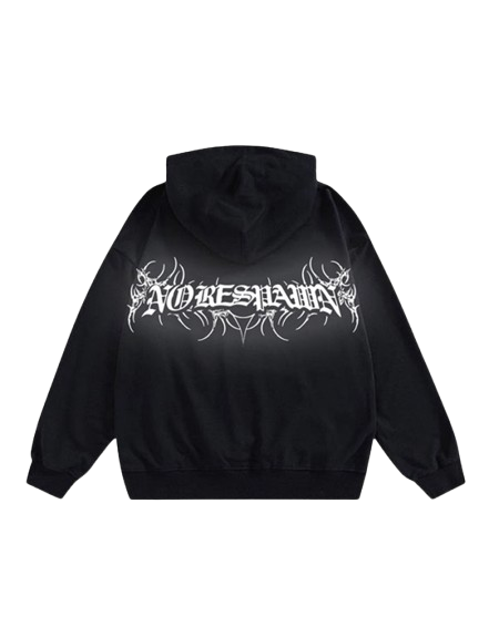REFLECTIVE "NO RESPAWN" HOODIE