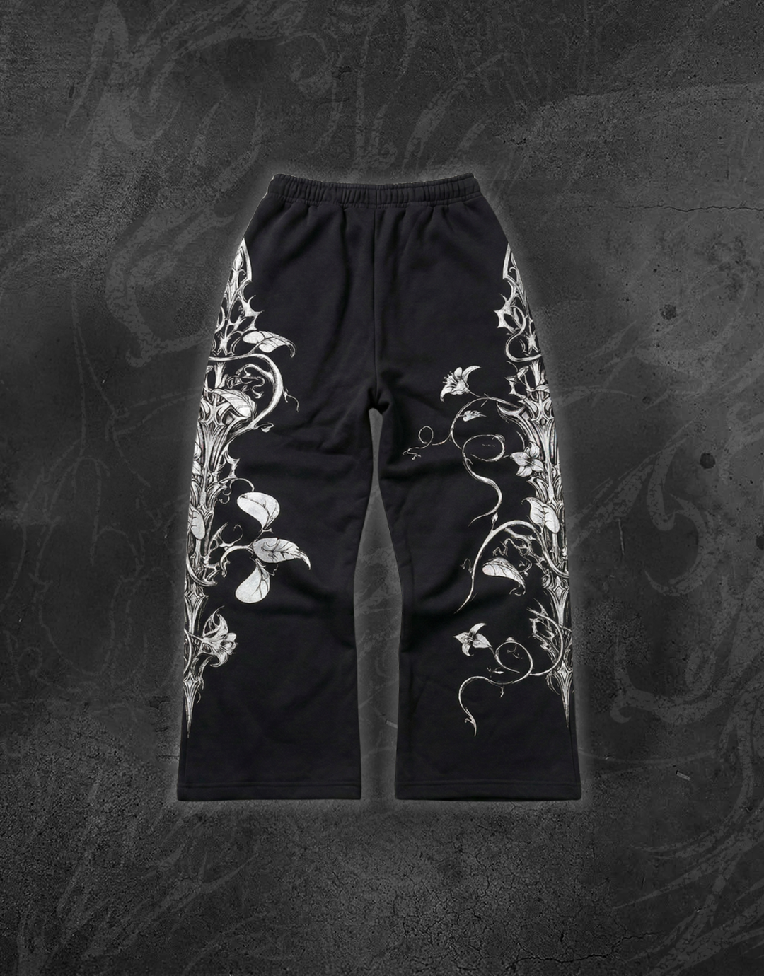 REFLECTIVE FLORAL SWEATPANTS