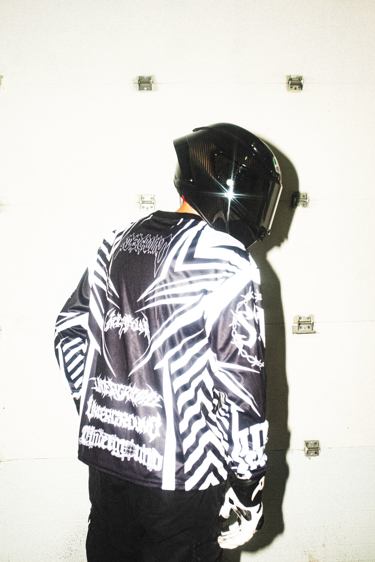 WHITE RACING JERSEY