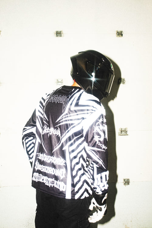 WHITE RACING JERSEY