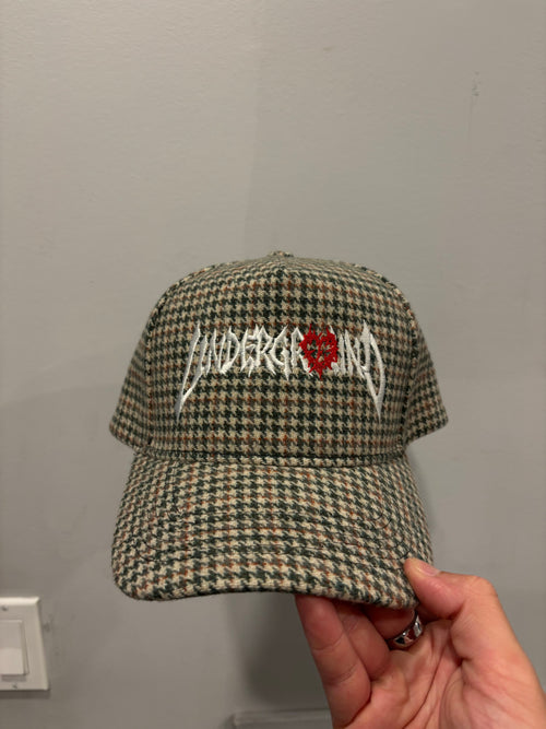 HOUNDSTOOTH HAT