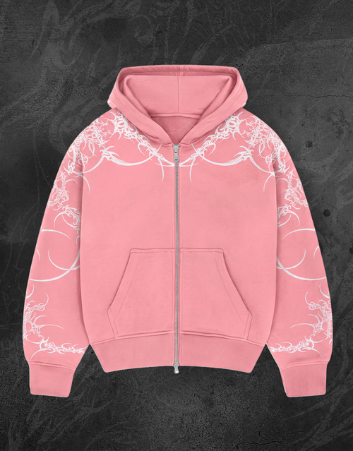 PINK SKULL ZIP-UP (OCTOBER EXCLUSIVE)