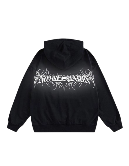 REFLECTIVE "NO RESPAWN" HOODIE