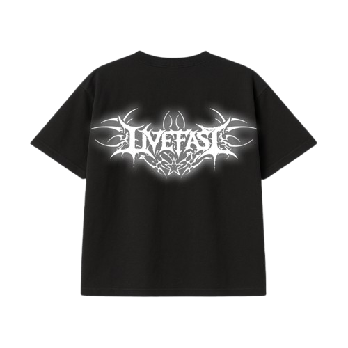 REFLECTIVE "LIVE FAST" SHIRT