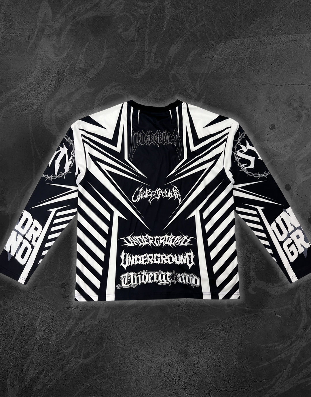 WHITE RACING JERSEY