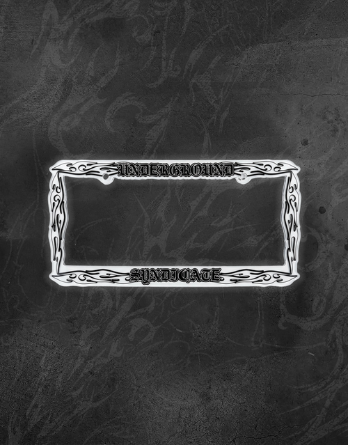 CLEAR PLATE FRAME