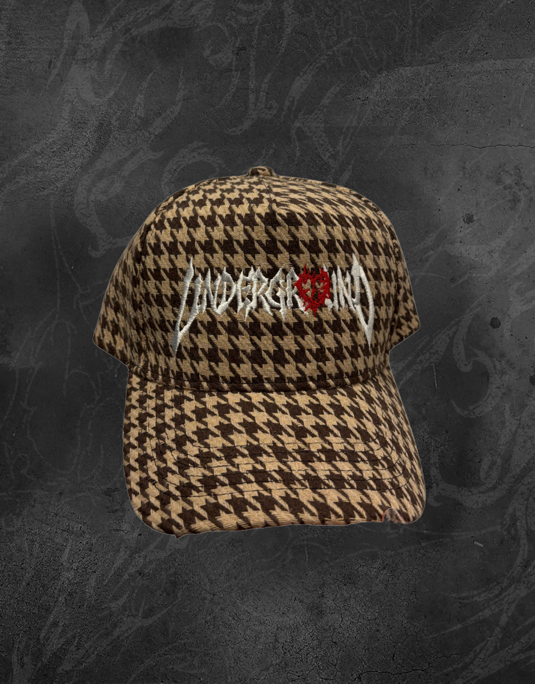 HOUNDSTOOTH HAT