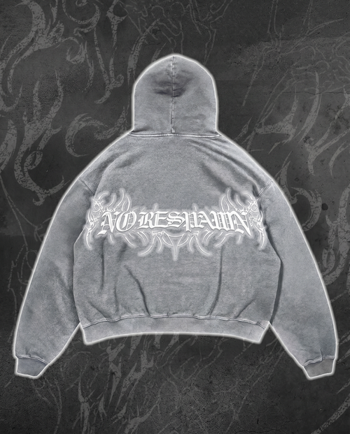 GREY ANNIVERSARY HOODIE