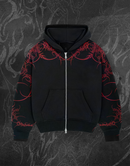 RED SKULL ZIP-UP