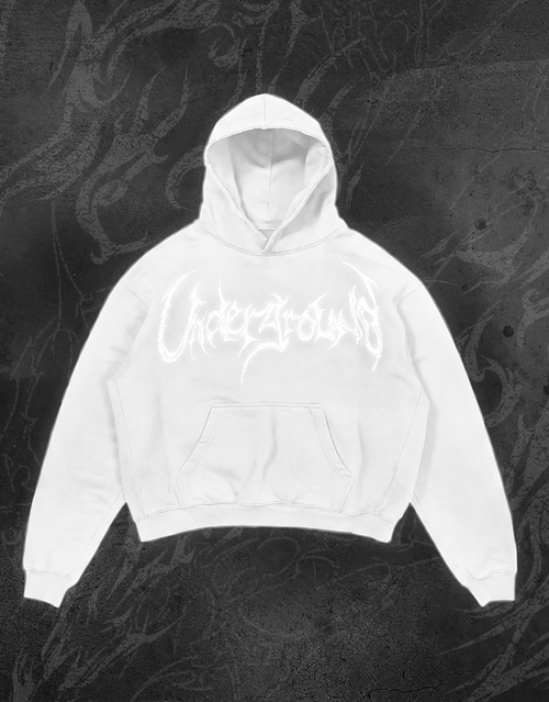WHITE "VANISH" HOODIE